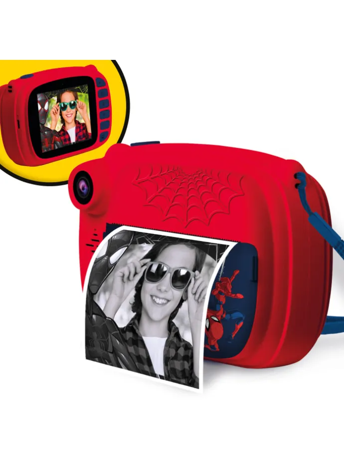 Marvel Spiderman Print Cam Sofortbildkamera Kamera Camera Fotos in rot