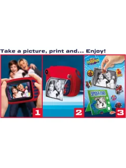 Marvel Spiderman Print Cam Sofortbildkamera Kamera Camera Fotos in rot