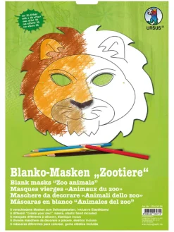 Masken-Bastelset "Zootiere"