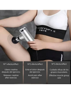 Massagepistole ''SJ-8200'' in Silber