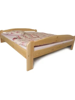 Massivholzbett Lasse 140 x 200 cm in braun