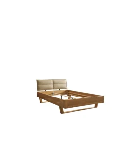 Massivholz-Bett TJARK ca.140x200 cm in Eiche geölt