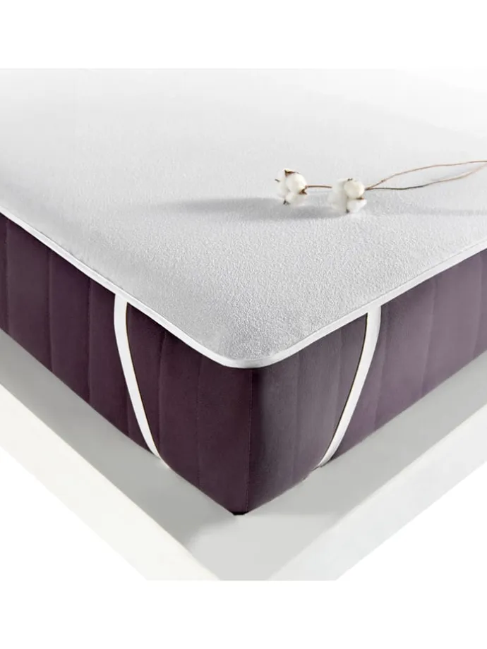 Matratzenschoner in Weiß