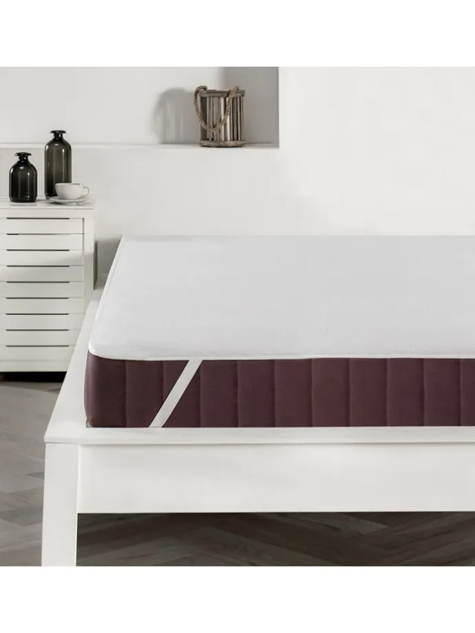 Matratzenschoner in Weiß