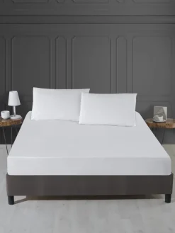 Matratzenschoner in Weiß