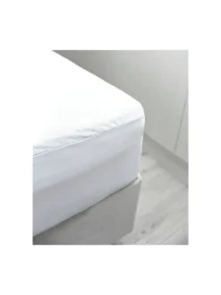 Matratzenschoner mit Rundumgummizug Matratzenauflage in Weiß