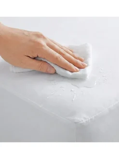 Matratzenvollschutz abwischbar/kochfest in weiß