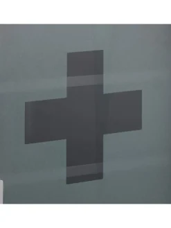 Medizinschrank in Schwarz - (B)30 x (H)45 x (T)17,5 cm