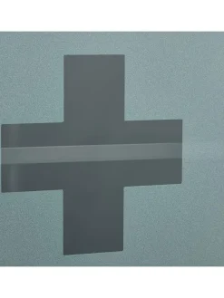 Medizinschrank in Schwarz - (B)30 x (H)30 x (T)17,5 cm