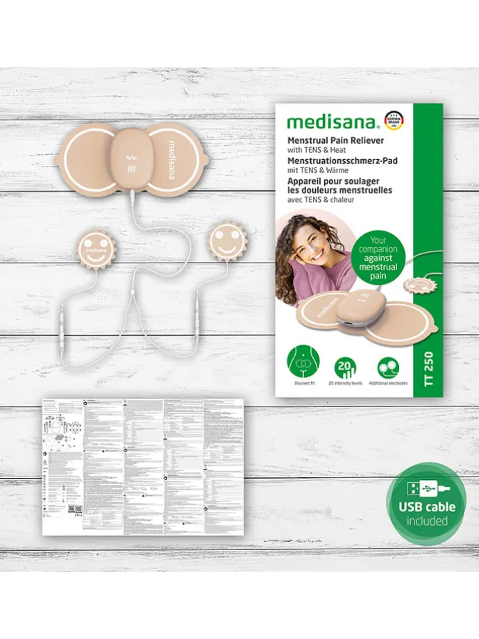 Menstruationsschmerz-Pad "TT 250" in Beige