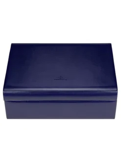 Merino Schmuckkasten 30 cm in dunkelblau