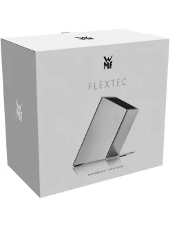 Messerblock ''Flextec'' in Silber - (B)15,7 x (H)25 x (T)26,5 cm