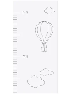 Messlatte "Heißluftballon" in Weiß