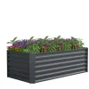 Metall Hochbeet Gartenbeet 180x90 Galdo XL in Schwarz