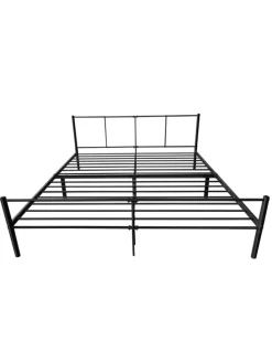 Metallbett Laos in Schwarz (B)180cm