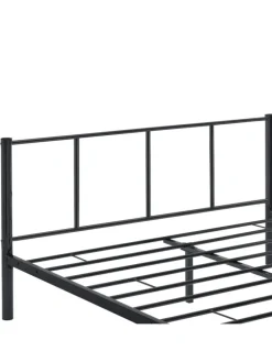 Metallbett Laos in Schwarz (B)180cm
