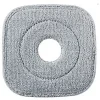 Mikrofaser-Mopppads in Grau - (L)22,5 x (B)22,5 cm