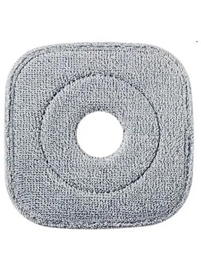 Mikrofaser-Mopppads in Grau - (L)22,5 x (B)22,5 cm