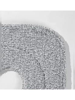 Mikrofaser-Mopppads in Grau - (L)22,5 x (B)22,5 cm