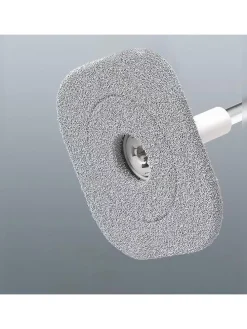 Mikrofaser-Mopppads in Grau - (L)22,5 x (B)22,5 cm