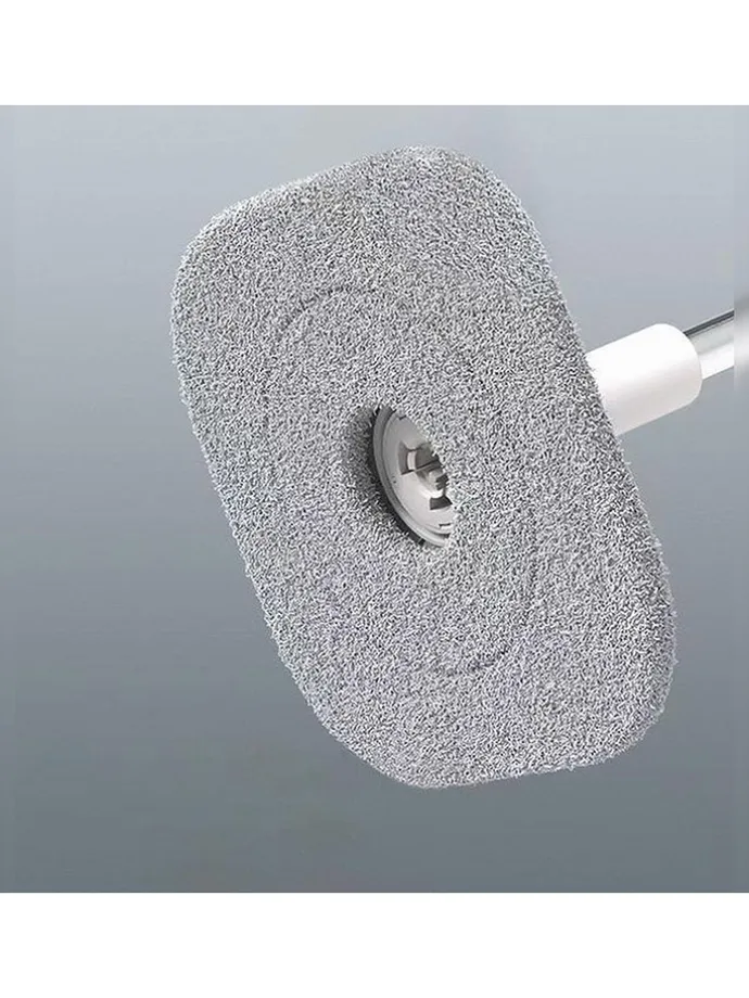 Mikrofaser-Mopppads in Grau - (L)22,5 x (B)22,5 cm