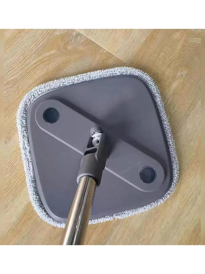 Mikrofaser-Mopppads in Grau - (L)22,5 x (B)22,5 cm