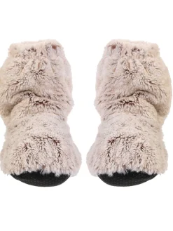 Mikrowellen-Fußwärmer in Beige