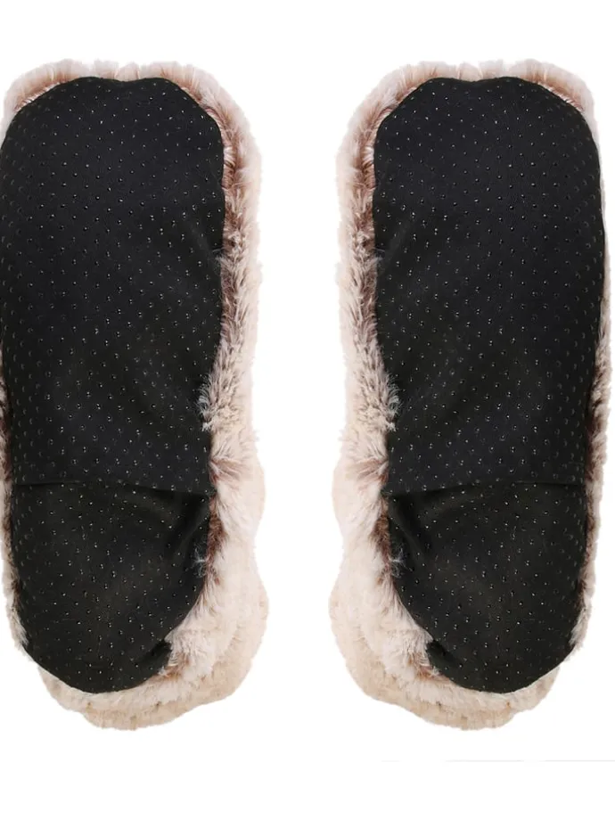 Mikrowellen-Fußwärmer in Beige