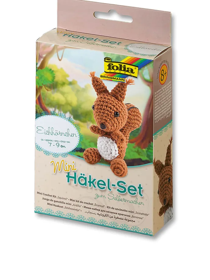 Mini-Häkelset "Eichhörnchen" - ab 8 Jahren