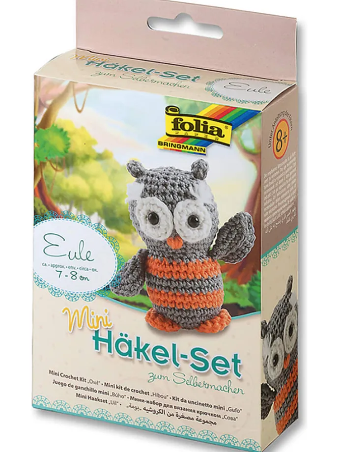 Mini-Häkelset "Eule" - ab 8 Jahren