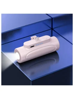 Mini-Powerbank 5.000 mAh in Rosa/ Rosa