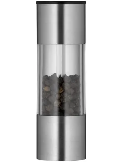 Mini-Salz- & Pfeffermühle in Silber - (H)11 x Ø 3,5 cm