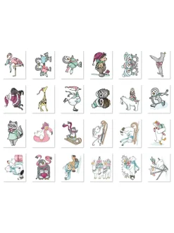 Mini-Tattoos "Weihnachten" - ab 3 Jahren