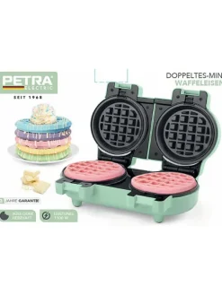 Mini-Waffeleisen in Grün