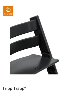 Mitwachsender Treppenhochstuhl Tripp Trapp® schwarz in Schwarz ab 0 Monate