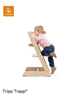 Mitwachsender Treppenhochstuhl Tripp Trapp® schwarz in Schwarz ab 0 Monate