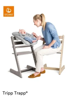 Mitwachsender Treppenhochstuhl Tripp Trapp® schwarz in Schwarz ab 0 Monate