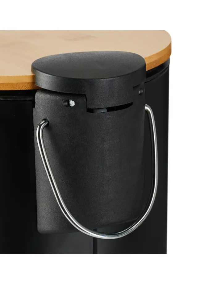 Mülleimer Bad in Schwarz - 3 l