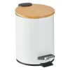 Mülleimer Bad in Weiß - 3 l
