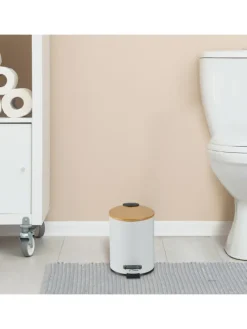 Mülleimer Bad in Weiß - 3 l