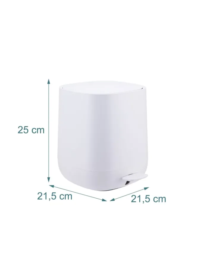 Mülleimer Bad in Weiß - 5 l