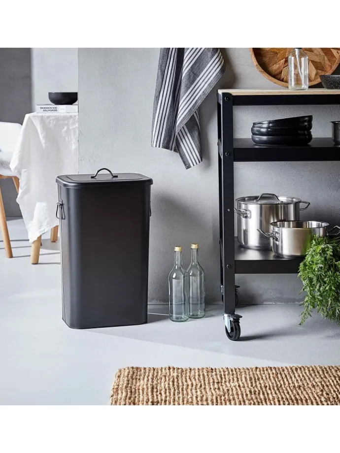 Mülleimer BINSTER in Schwarz