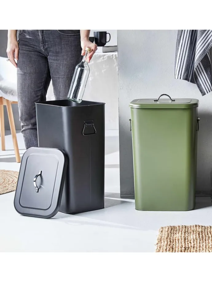 Mülleimer BINSTER in Schwarz