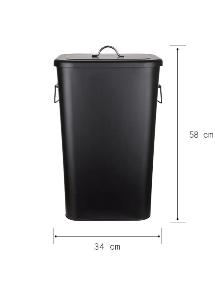 Mülleimer BINSTER in Schwarz