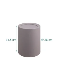 Mülleimer in Beige - 13 Liter