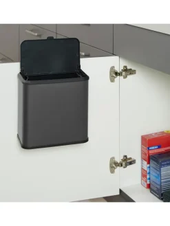 Mülleimer in Grau - 5 Liter