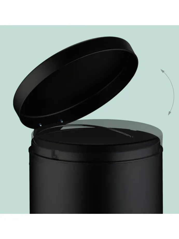 Mülleimer in Schwarz - 20 Liter
