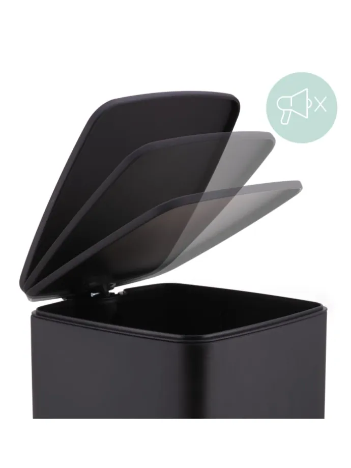Mülleimer in Schwarz - 20 Liter
