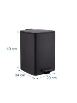 Mülleimer in Schwarz - 20 Liter