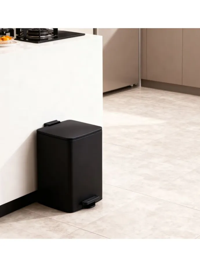 Mülleimer in Schwarz - 20 Liter